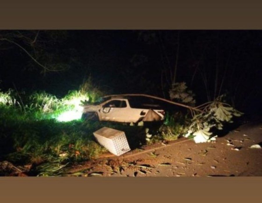 Jovem filho de empresário morre após carro captar na RO-470 entre Ouro Preto e Nova União, RO