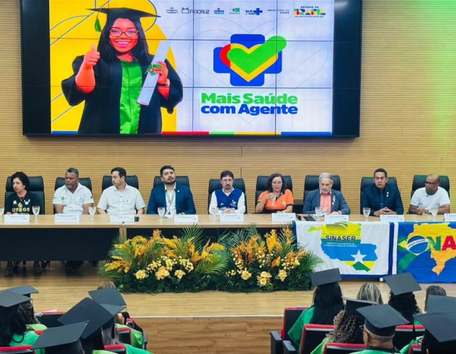 Formatura do programa “Mais Saúde com Agente” marca avanço histórico para ACS e ACE em Porto Velho